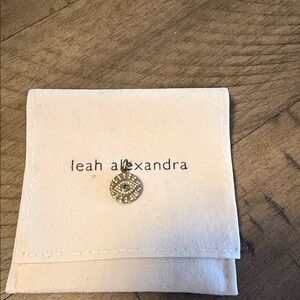 Leah Alexandra evil eye medallian pendant